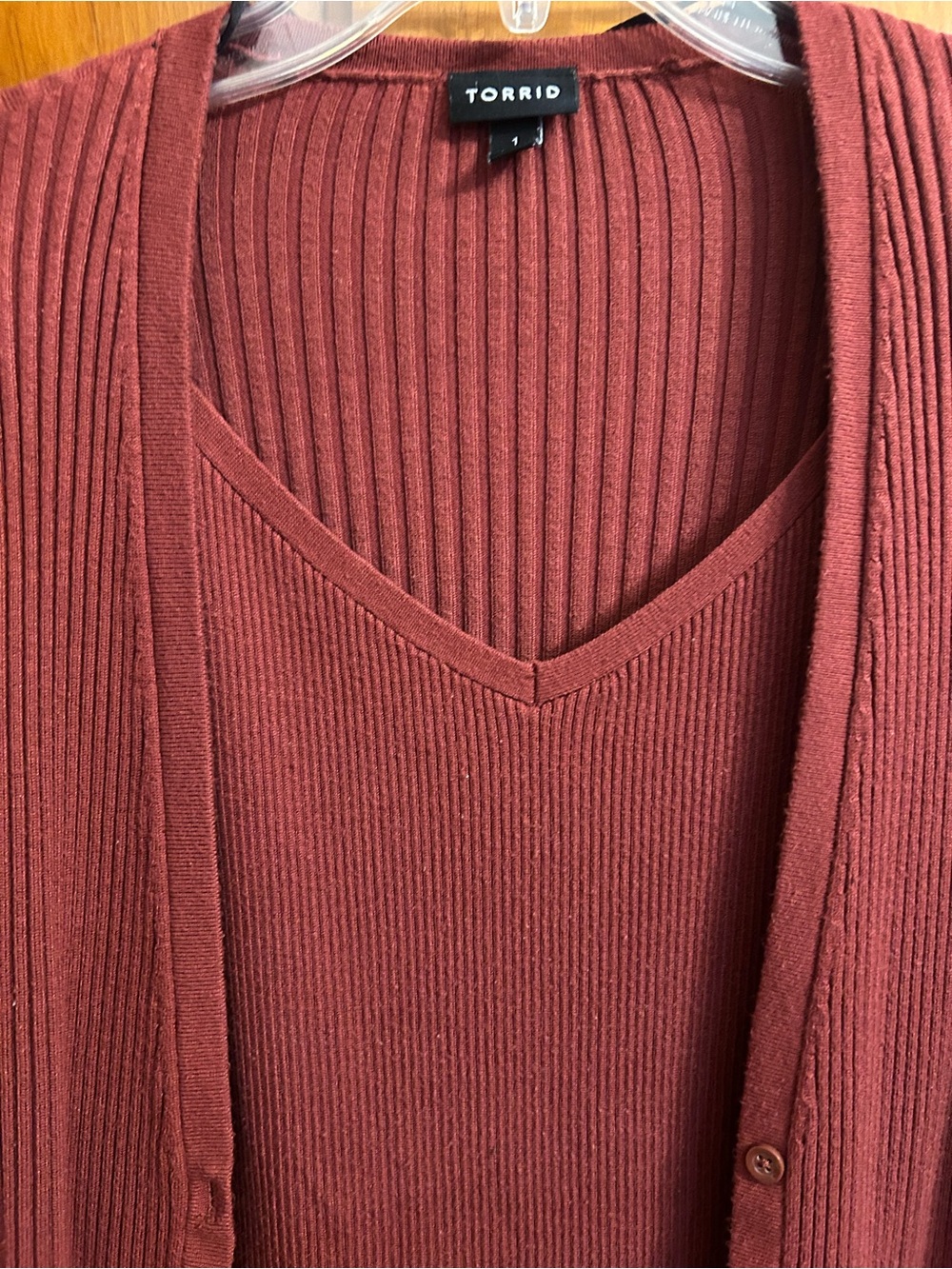 Torrid Sweater Set, Ribbed Tank and Ribbed Sweater, Only Worn 2X, Size 1